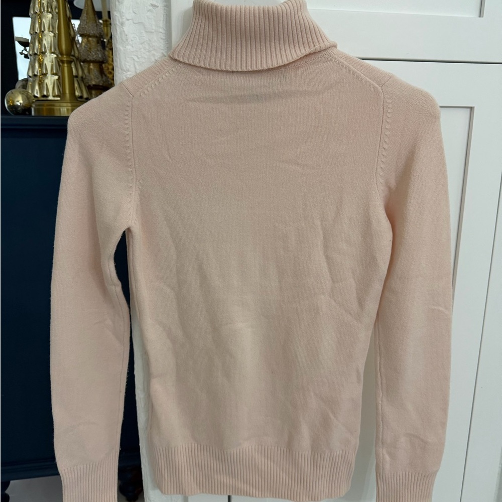 French connection Women's Pink Turtleneck Sweater